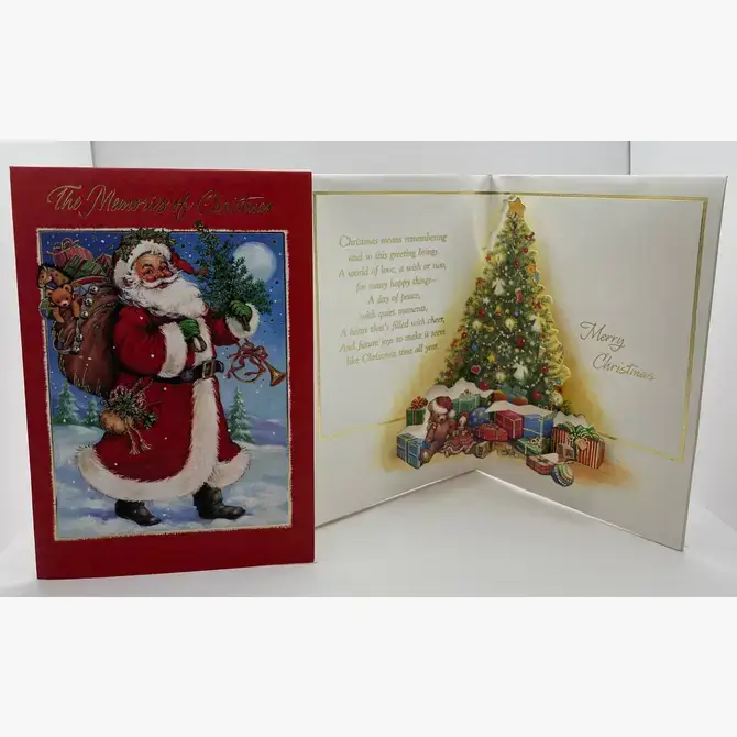 DICKENS INC. - Vente Cartes de Noël - Cartes de Noël en boîte pop-up 3D | ABX24B12