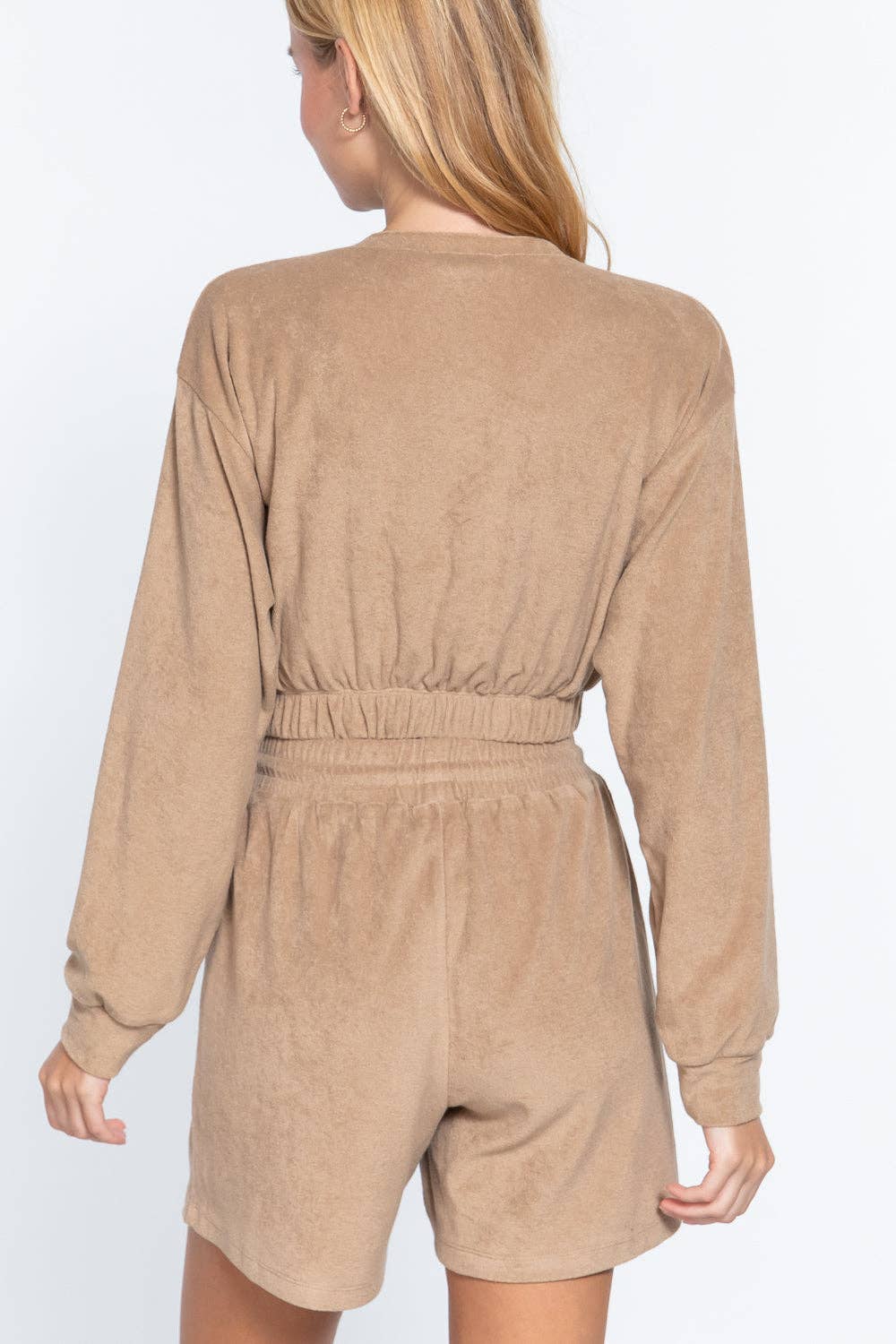 CC Wholesale Clothing - Wholesale Knit Top - Women's - Elasticized Hem Terry Towelling Top3