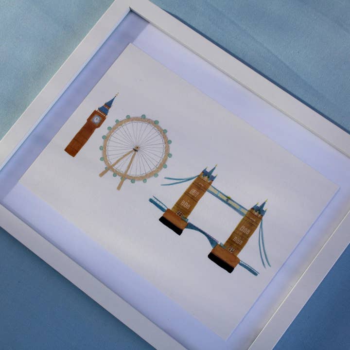 Emma Holmes Art - Vente Affiche d'art - Iconic London - Impression d'art8