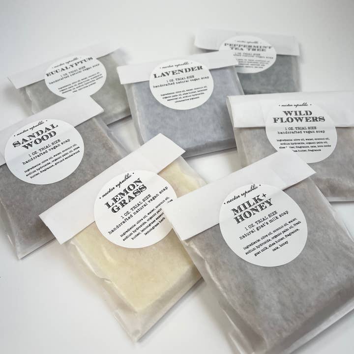 Nectar Republic - Wholesale Bar Soap - Wildflowers : Trial Bath Soap ( handcrafted vegan )3