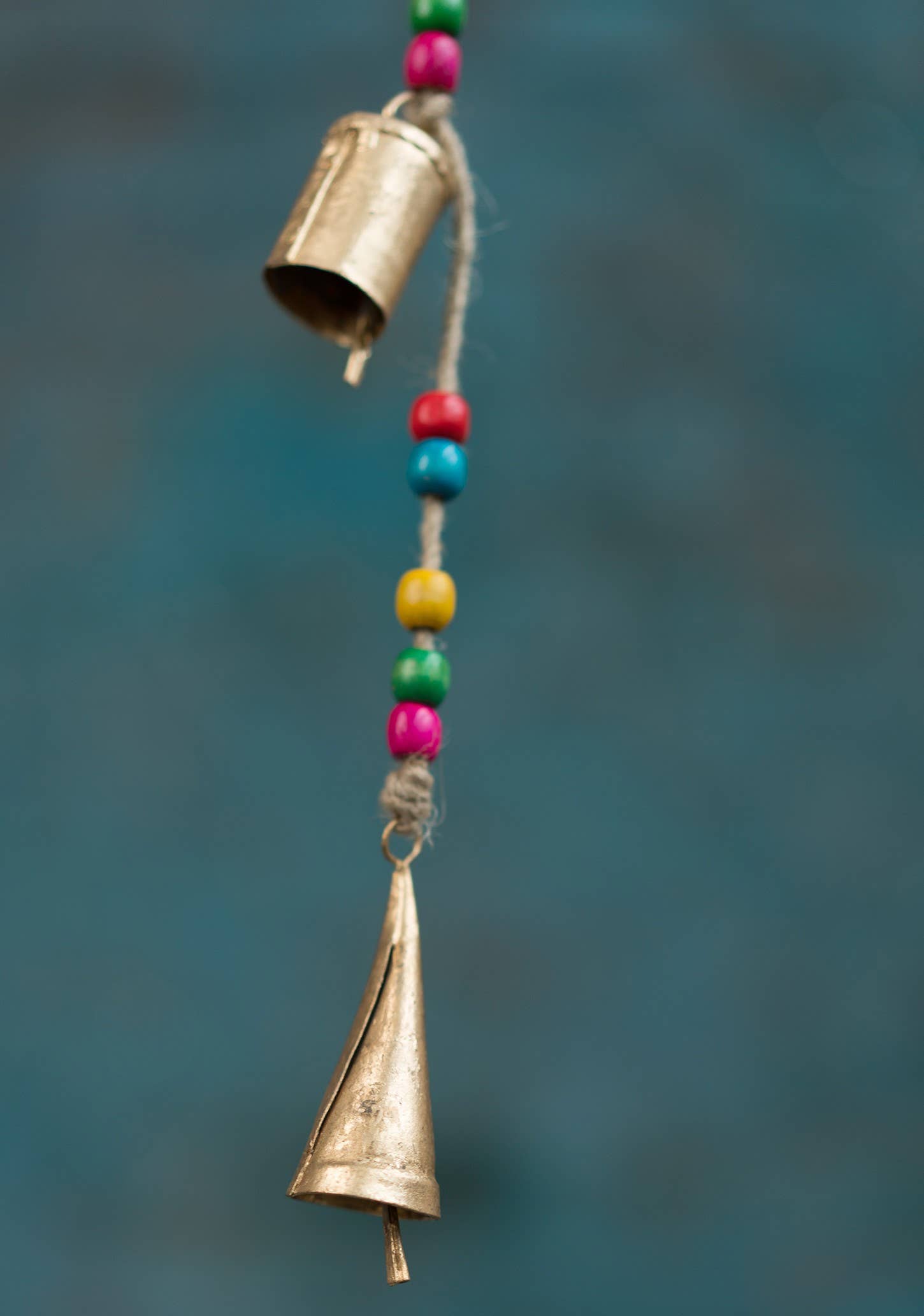 Namaste - Wholesale Bell - Rainbow Bead String With Bells1
