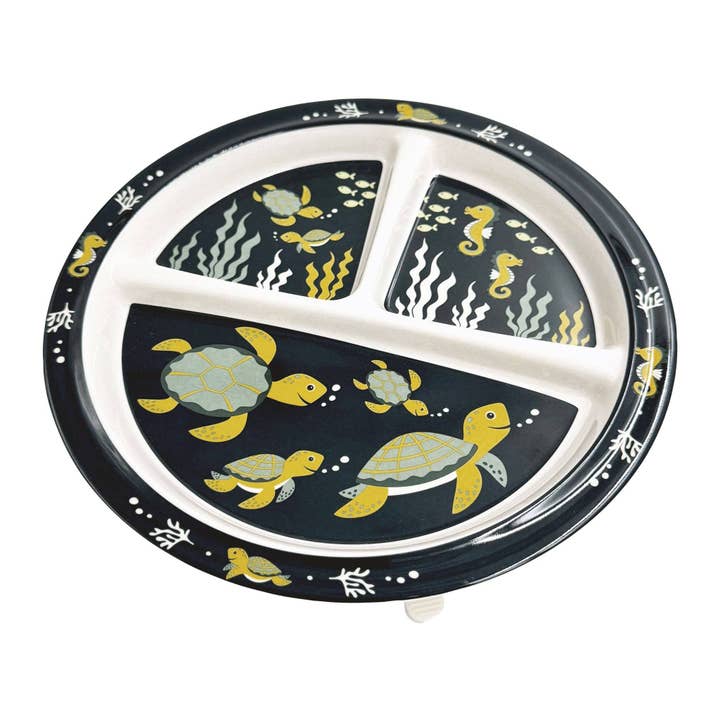Divided Suction Plate | Sea Turtle for wholesale by Ore’ Originals