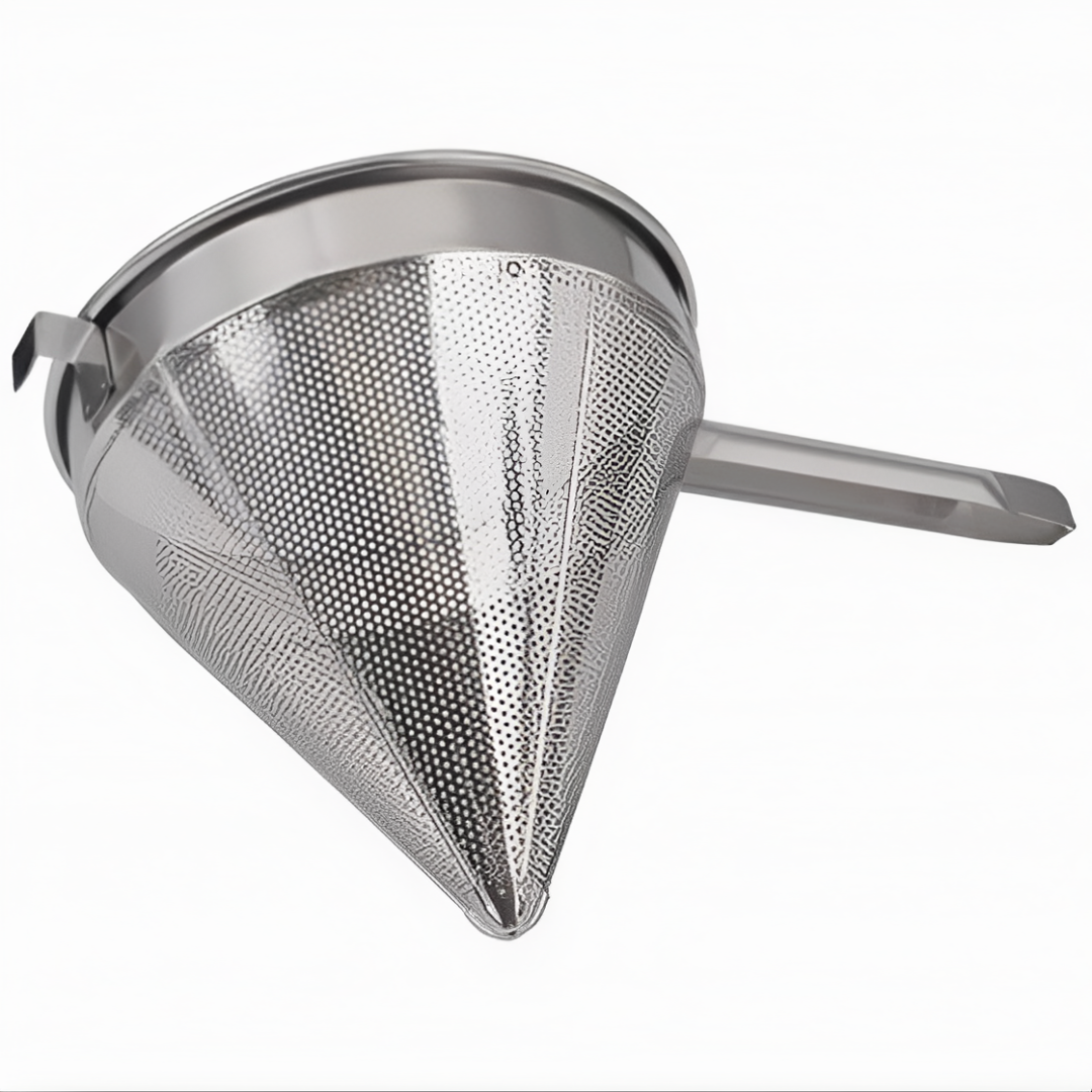 EcoQuality - Wholesale Kitchen Tool/Gadget - Chinese Strainer, Coarse Mesh, Stainless Steel With Reinforced Rim1