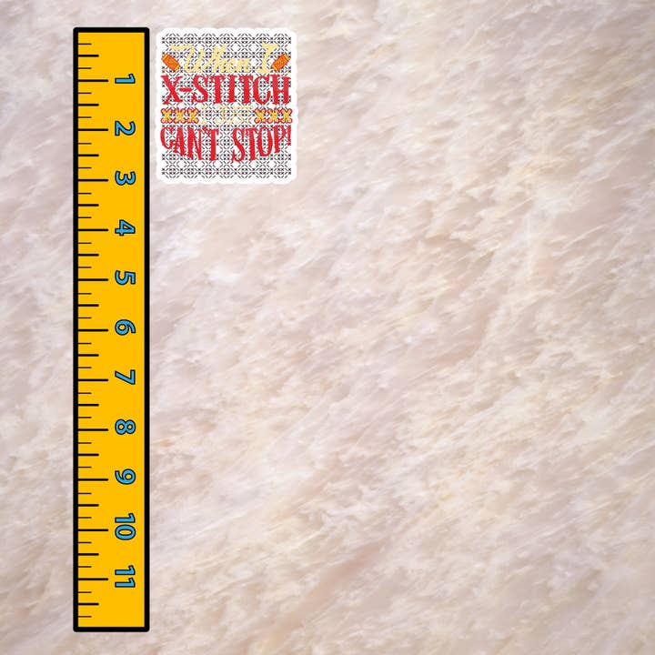 Dancing Dolphin Crafts - Wholesale Sticker - Cross Stitch Sticker | When I X-Stitch I Just Can’t Stop8