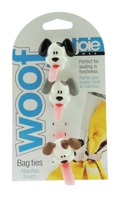 Everyday Supply Co - Wholesale Kitchen Tool/Gadget - JOIE - Joie Woof Assorted Silicone Bag Ties0