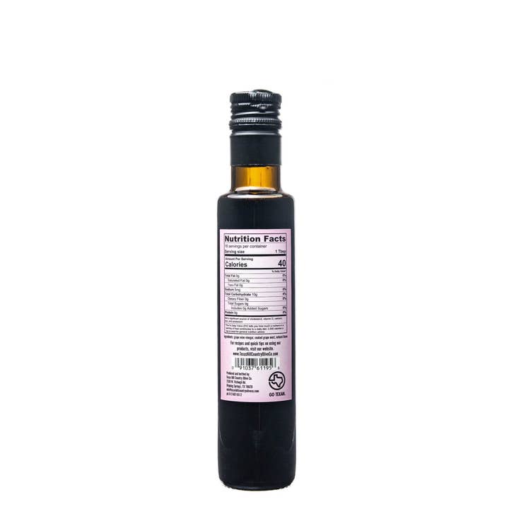 Texas Hill Country Olive Co. - Wholesale Vinegar - Blackberry Balsamic Vinegar - 250ml1
