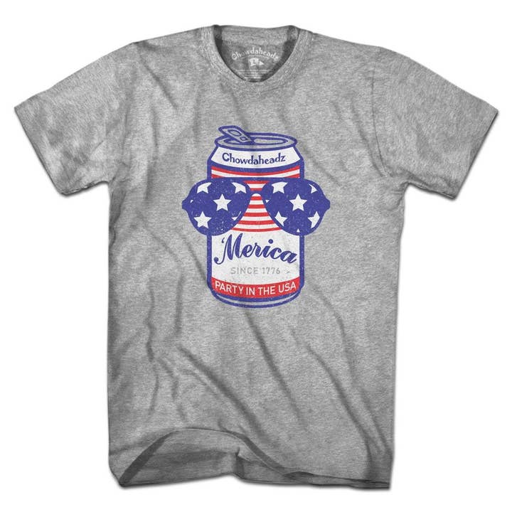 Patriotic Beer Can T-Shirt for wholesale by Chowdaheadz
