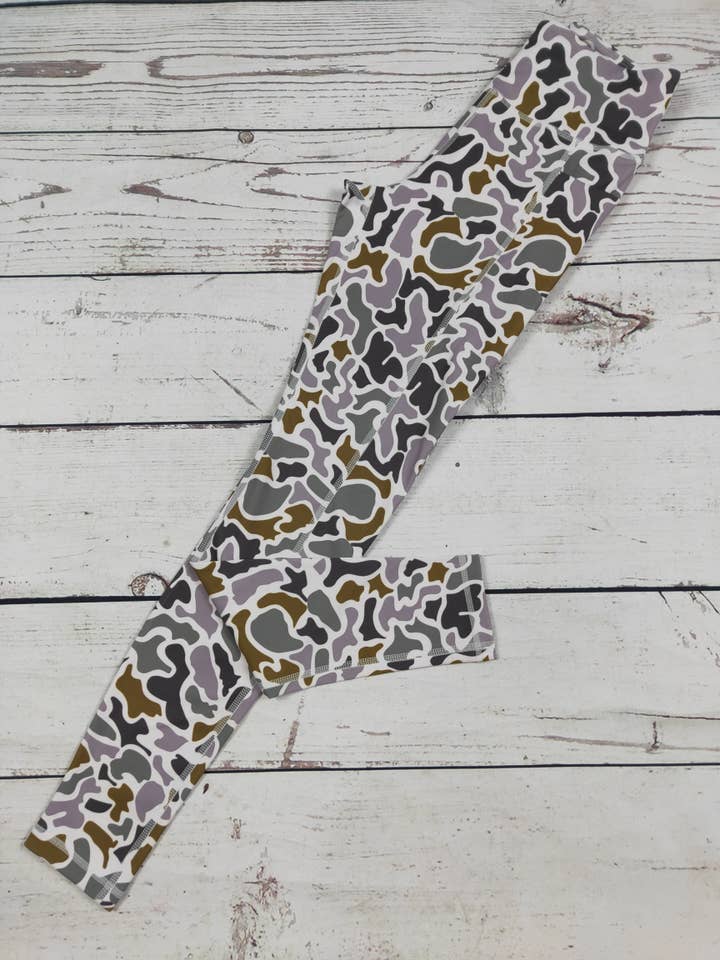 Dames camouflage bedrukte leggings voor wholesale door sassy kids palace