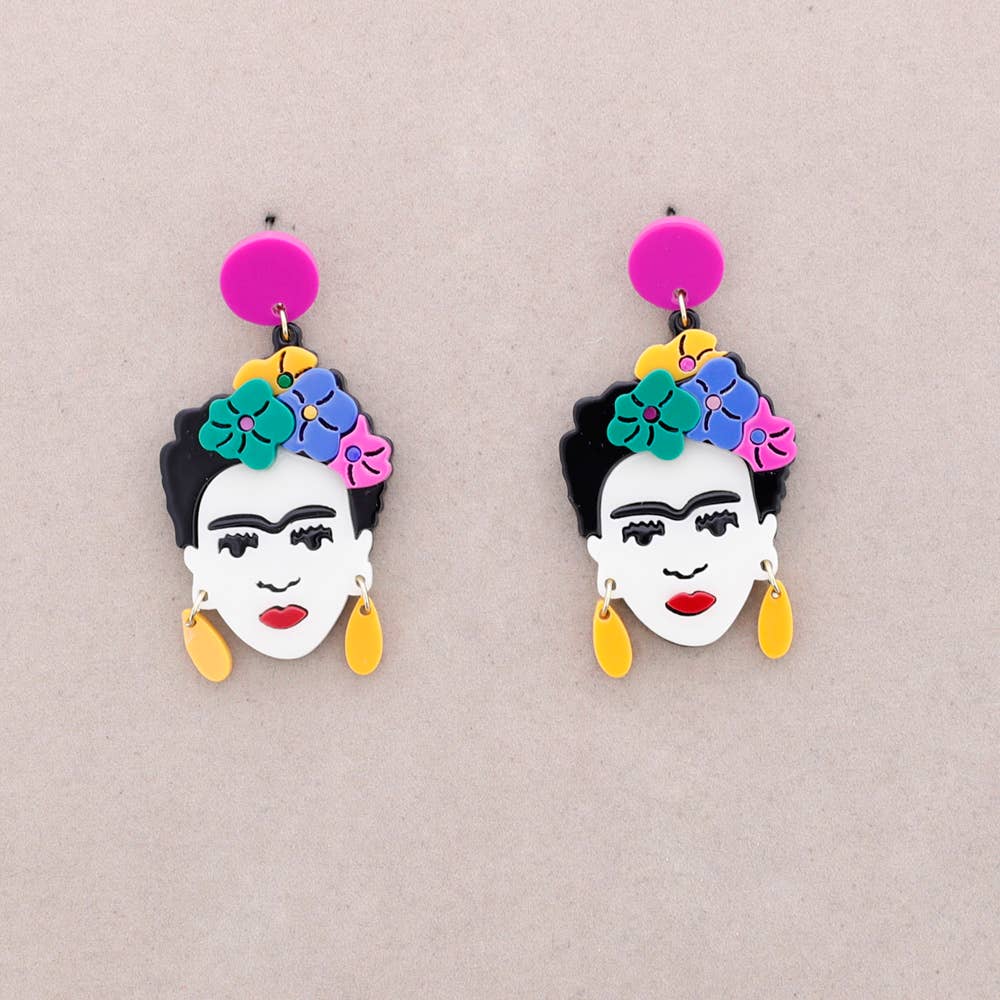 Sonata - Wholesale Hoop Earrings - Frida Resin Earrings2