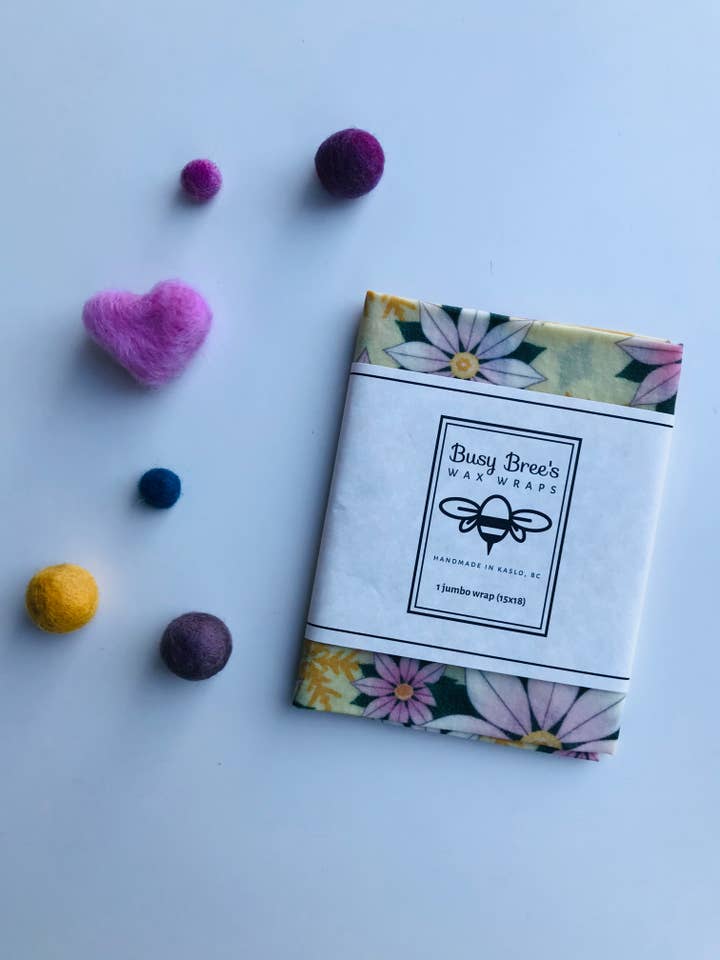 Jumbo Wrap for wholesale by Busy Bree’s Wax Wraps