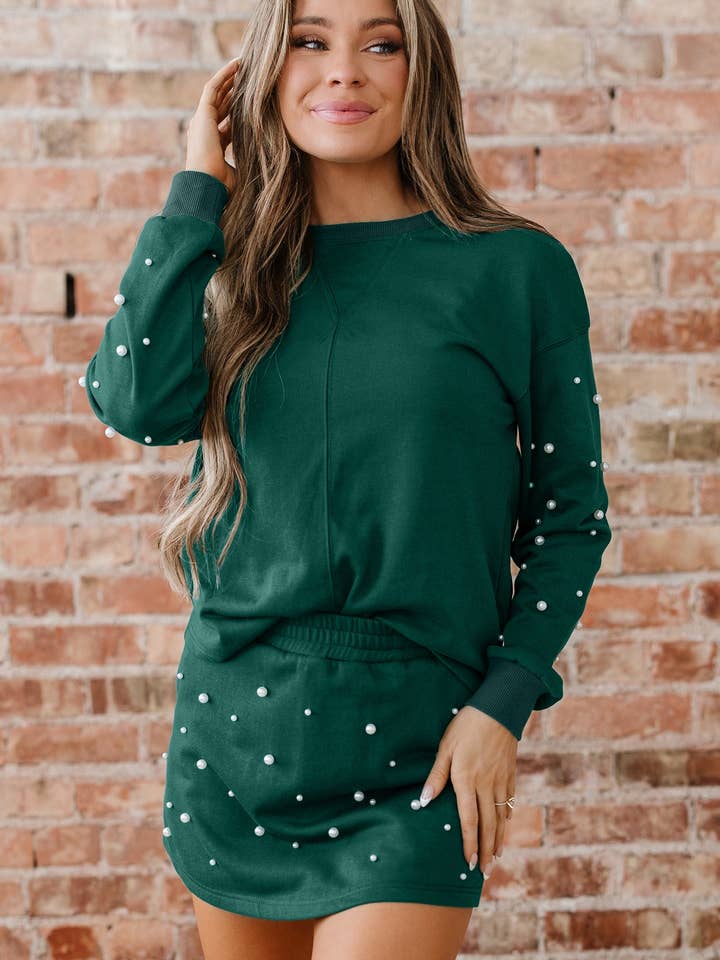 Rosie Elastisk Midja Minikjol Set för wholesale av Threaded Pear