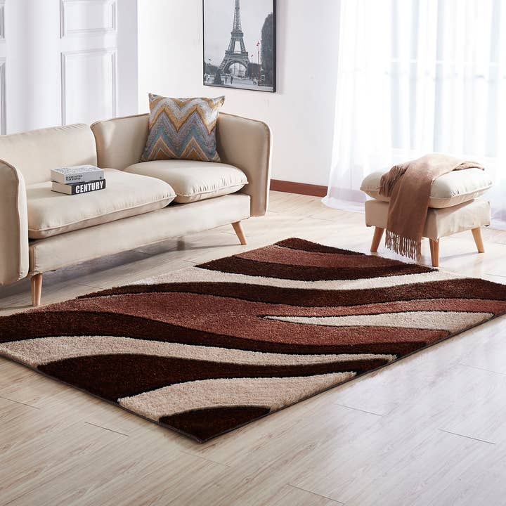 Aria Collection Tapis à poils doux touffettés à la main pour la vente par Amazing Rugs