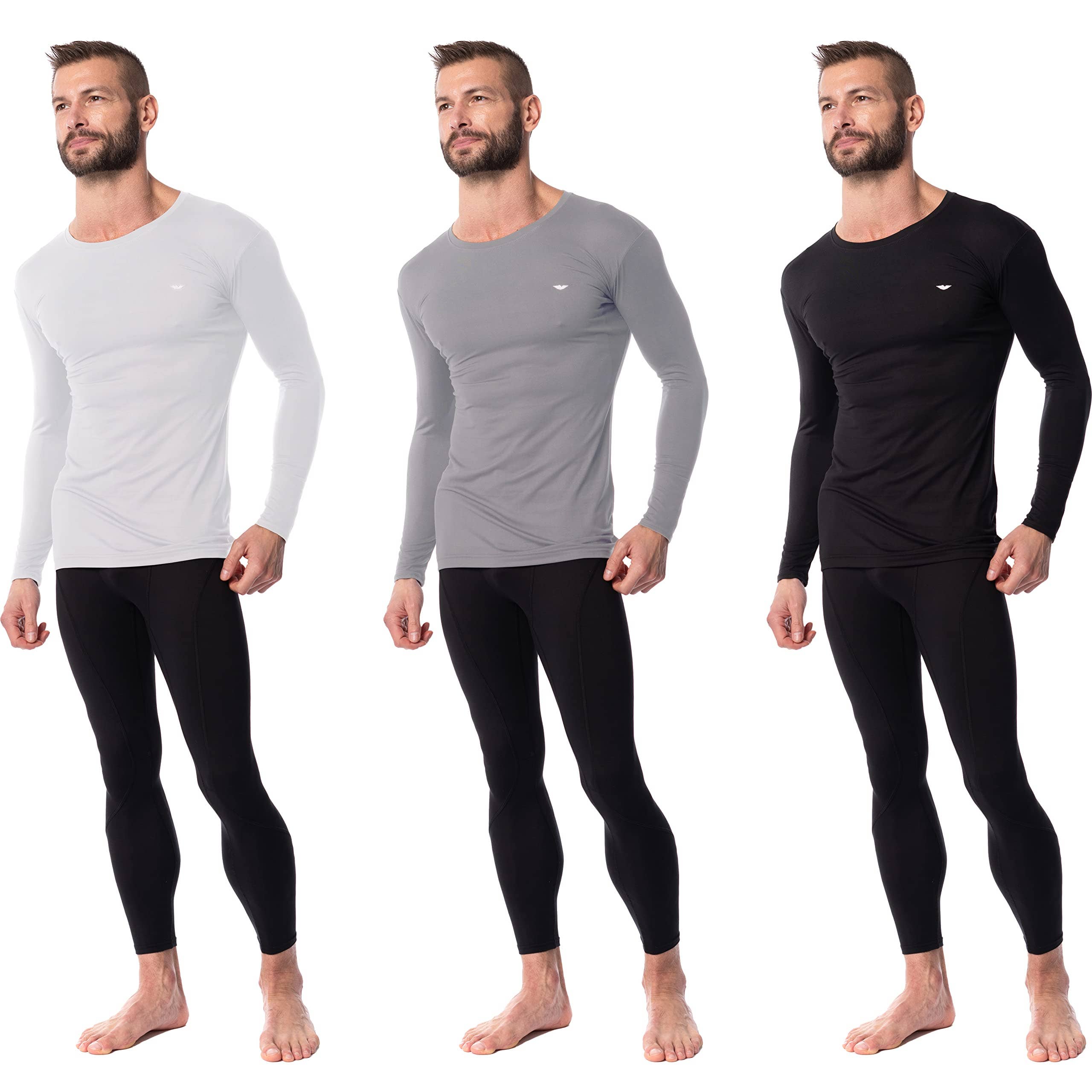 I-Wear Brands - Wholesale Athletic Top - Men's - 3 Pack Men's Lightweight Long Sleeve Base Layer Shirt10