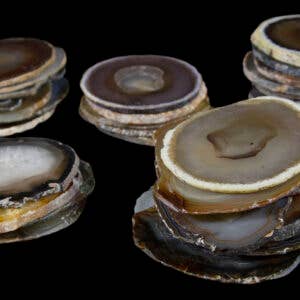 Cold River Mining - Wholesale Spiritual Stone/Crystal - NATURAL AGATE SLABS, SLICES- Sold by Pice1