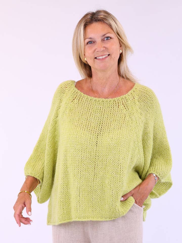 Cadenza Italy Ltd - Wholesale Knitted jumper – Women′s - Alpaca Blend Swing Jumper8