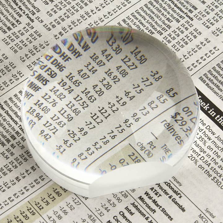 2.5" Base Dome Magnifying Glass, Desktop Tool for Reading for wholesale by Carson