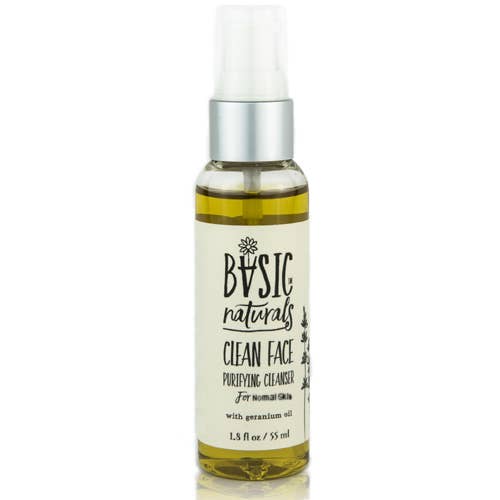 CLEAN FACE Oil Cleanser for Normal to Dry Skin for wholesale by Basic Naturals Skincare