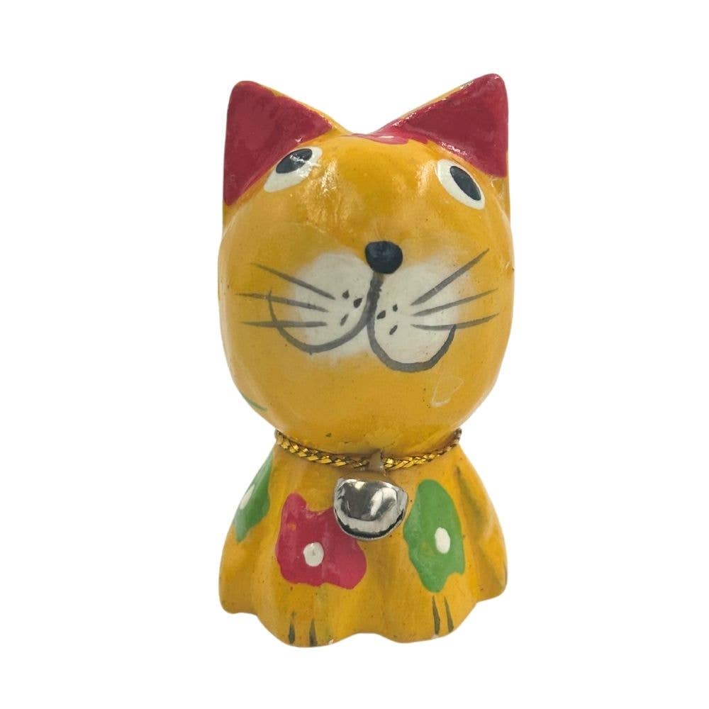 Earths Elements Wholesale - Wholesale Retailer Sample - Home Decor - Wood Cat Figurines, Set of 51