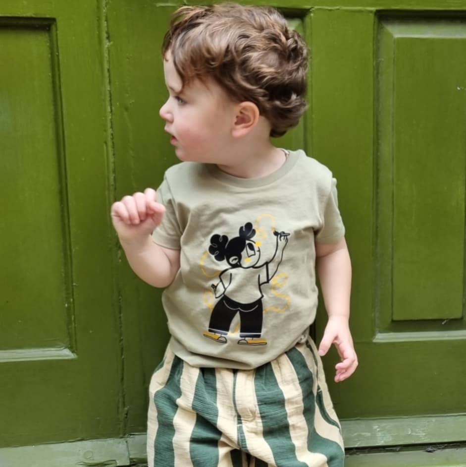 Printed by Us – wholesale Screen-printed t-shirt – Kids – 'Paint The Way' Kids T-Shirt - Bobbi Rae AKA BearCubs1