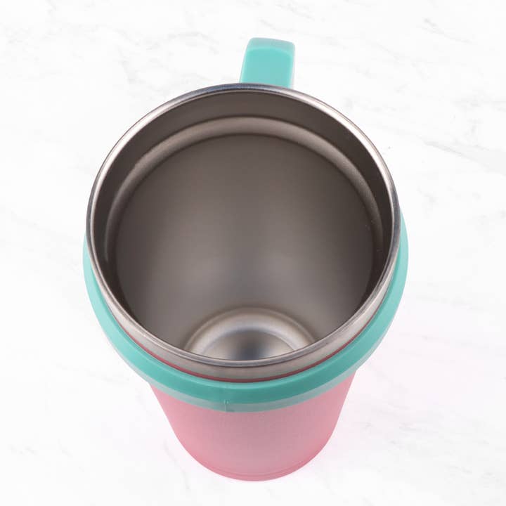 Myga – wholesale Insulated mug/tumbler – CAPRI Insulated Coffee Cup with metal straw8