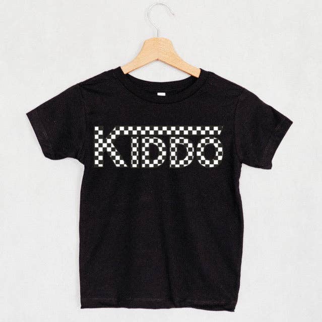 Sweetees Apparel - Wholesale Screen Printed T-Shirt - Kids - KIDDO Checkered Kids Tee