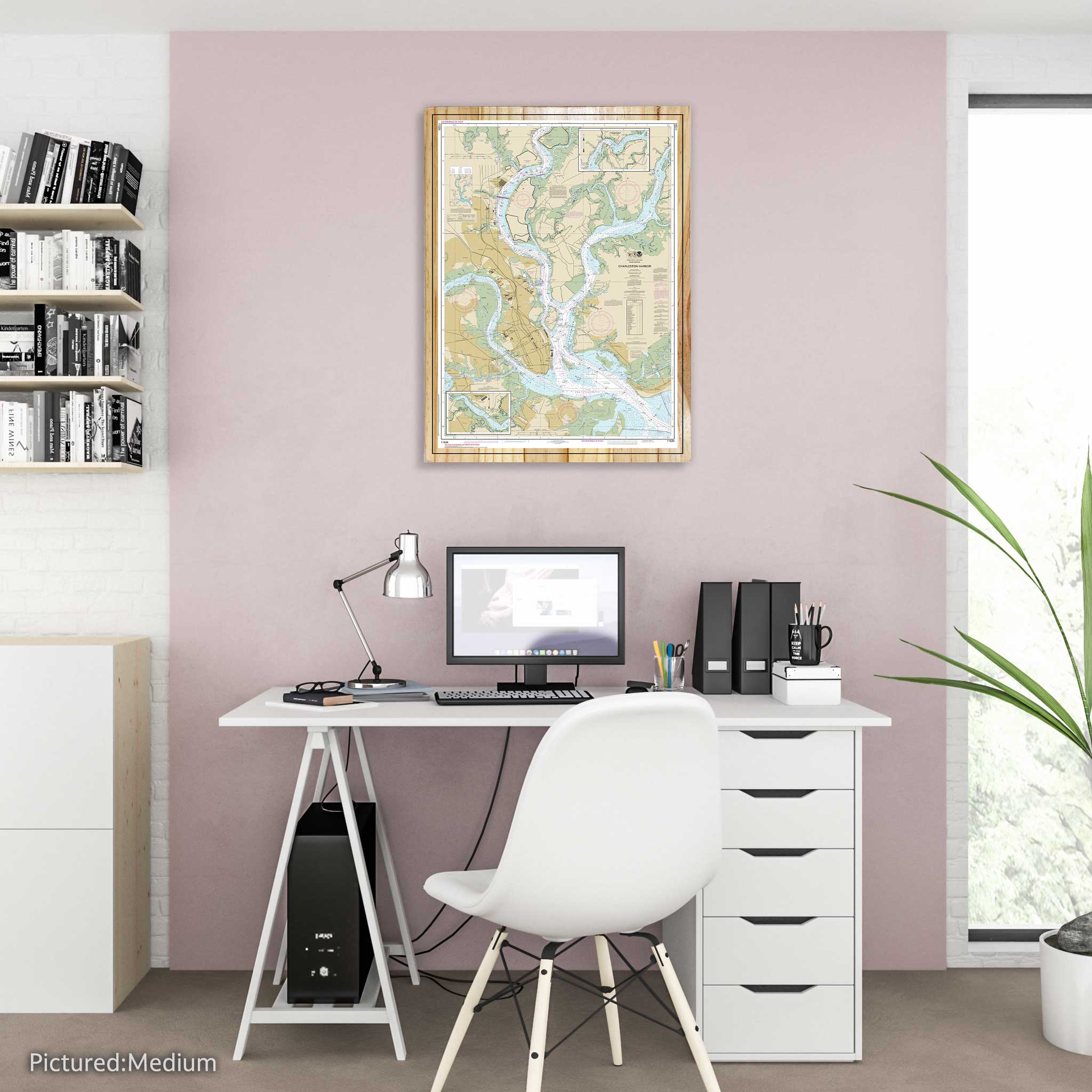 Fire & Pine – Mapa por atacado – Mapa Náutico do Porto de Charleston (NOAA)3