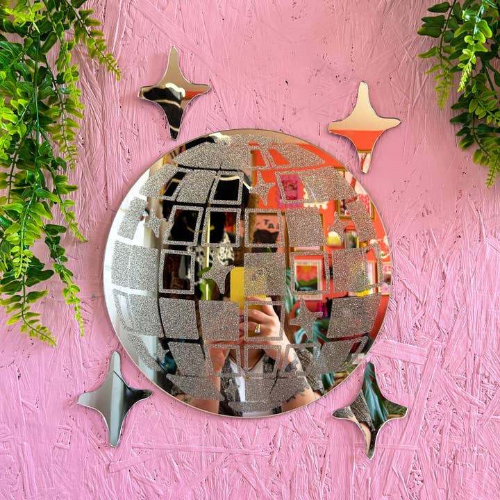 Printed Weird - Wholesale Wall Mirror - Sparkly Stars Mirror Set