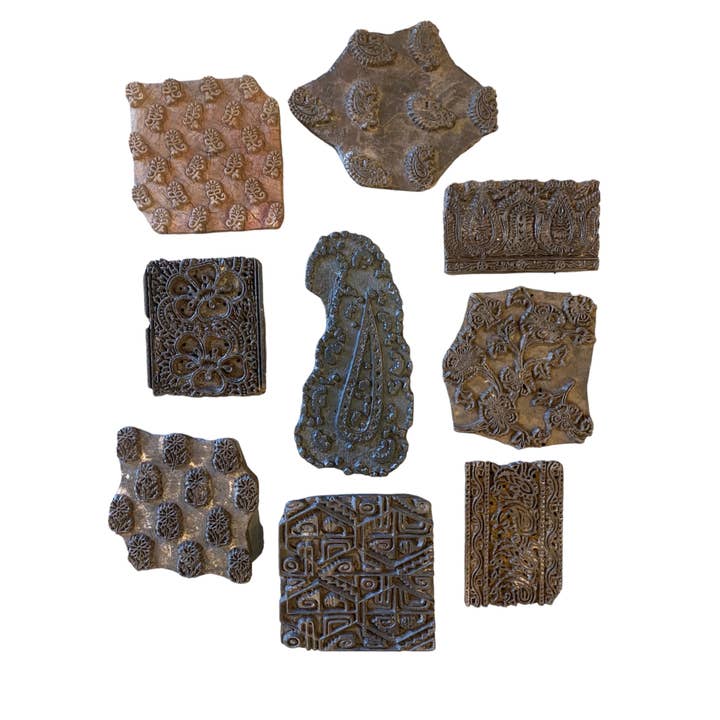 Asia West - Wholesale Rubber/Decorative Stamp - Hand Carved Wooden Printing Blocks