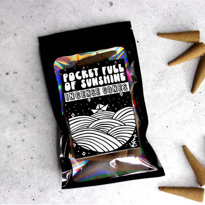 Cosmically Misplaced - Wholesale Incense - POCKET FULL OF SUNSHINE | Incense Cones | Backflow Cones