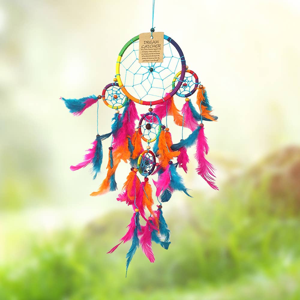 VIE – wholesale Dreamcatcher – Dream Catcher, 11cm Ring with 4 Smaller Rings11