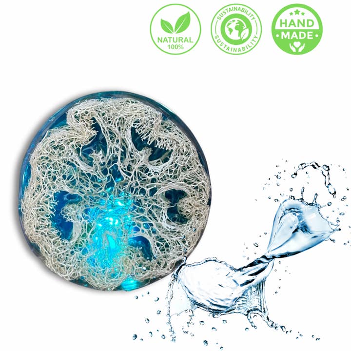 Ocean Soap – Loofah Round for wholesale by De Vitamineshop bv