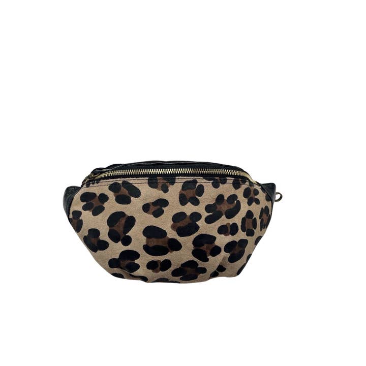 Louisa lee - Wholesale Belt Bag - Women's - LEOPARD PM LEATHER FANNY PACK2