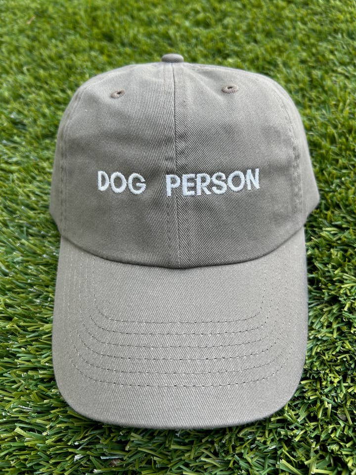 Dog Person Hat - Olive for wholesale by BARK JAX
