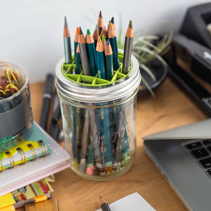 Fox Run Brands - Wholesale Vase - Jarware Flower Grid for Wide Mouth Mason Jar2