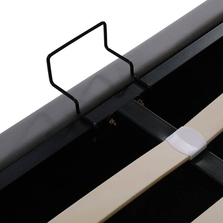 Urban Meuble - Wholesale Bed - King storage bed in gray velvet with lighting and USB ports 180*200 PERMAFROST21