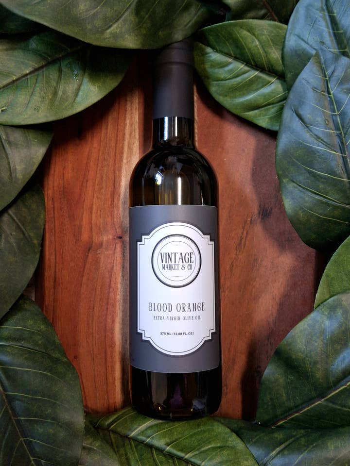 Huile d'olive extra vierge à l'orange sanguine 375 ml/12,68 oz pour la vente par Vintage Market & Co