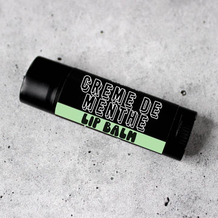 Creme De Menthe Vegan Lip Balm | Cruelty Free Skincare for wholesale by Cosmically Misplaced