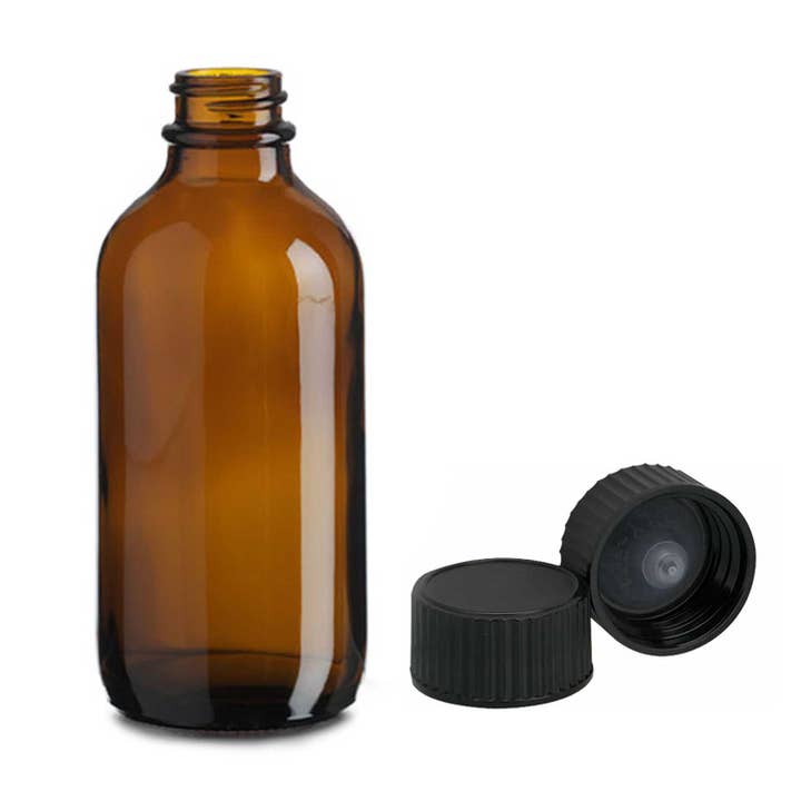 AWGifts Europe - Wholesale Essential Oil Holder - 500ml Amber Glass Boston Bottle2