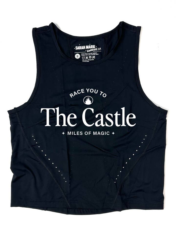 The Castle Strider Running Tank Top for wholesale by Sarah Marie Running Co