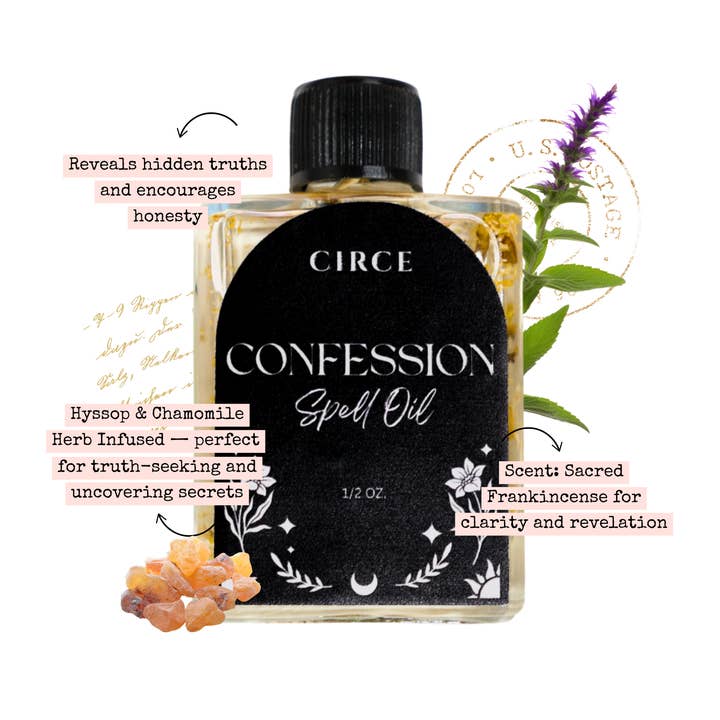 CIRCE - Wholesale Essential Oil - CIRCE Confession Spell Oil 1/2 oz.