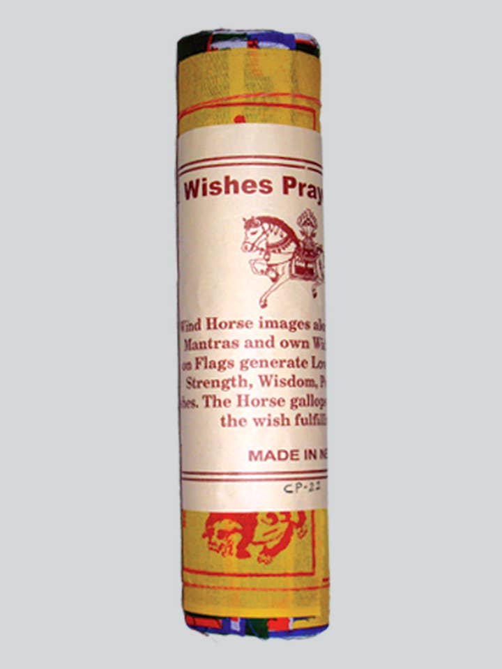 Banderas de oración Wind Horse (CP-22) para venta al por mayor de Kathmandu Imports