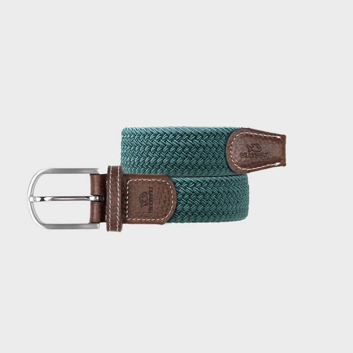 BILLYBELT - Wholesale Belt - Men's - Green pine elastic braided belt