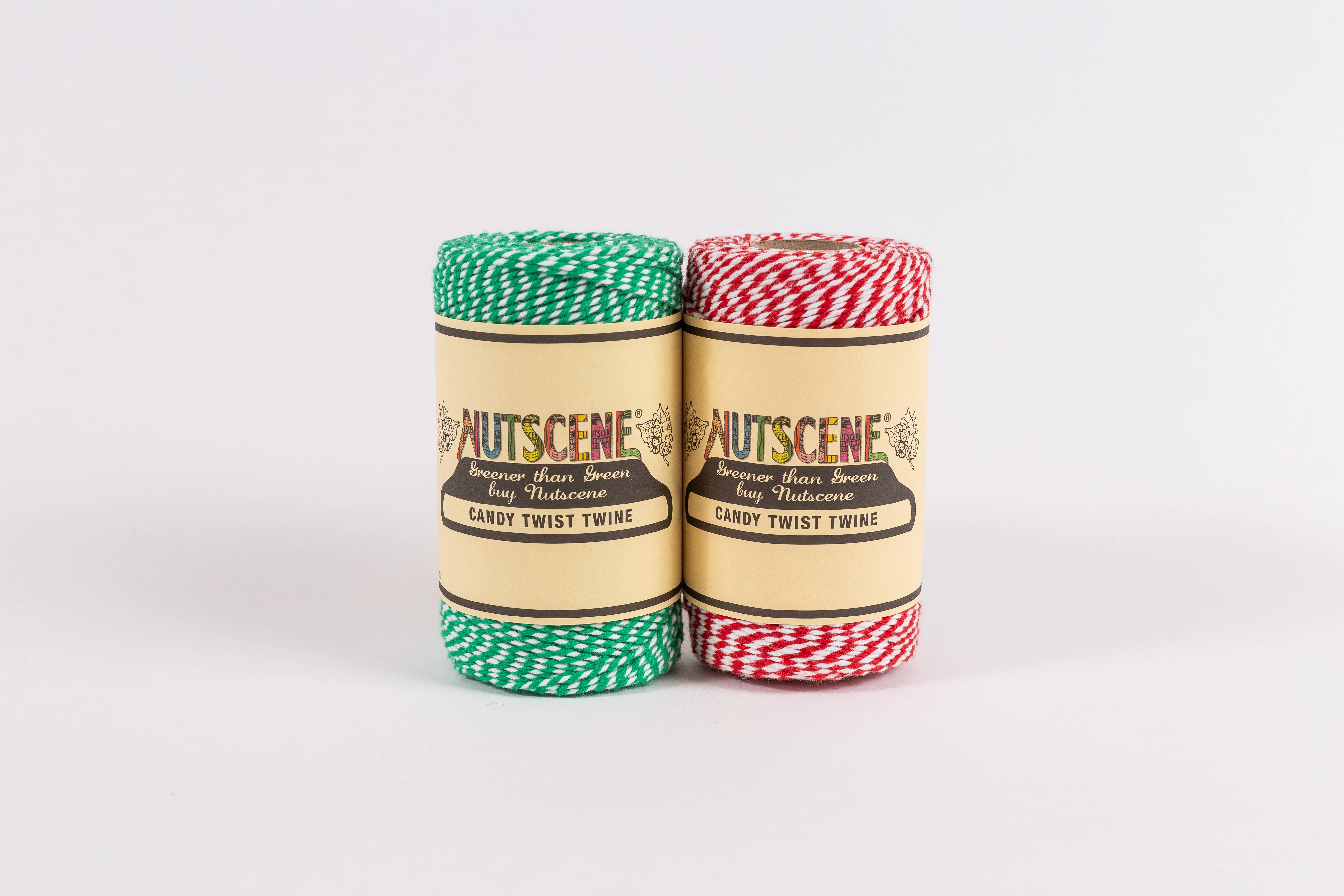 Nutscene Twines Ltd - Wholesale Twine - CandyTwist Recycled  Cotton Twine  about 325ft0