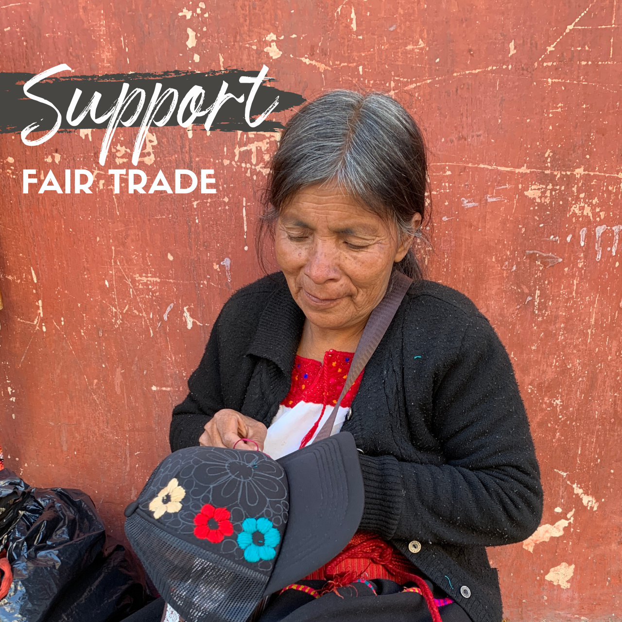 Lumily - Wholesale Trucker Hat - Women's - Tulum Hand-Embroidered Trucker Flower Hat - Mexico17