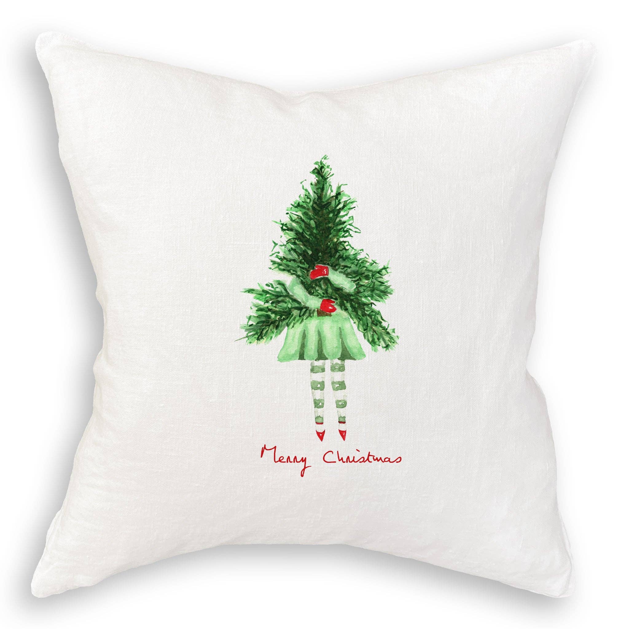 French Graffiti - Vendita all'ingrosso Strofinacci - Signora con albero di Natale11