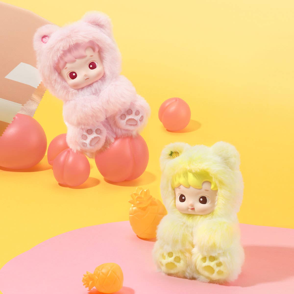 Otaku Collectives LLC - Wholesale Figurine Toy - Kids - Pop Mart HACIPUPU Gummy Bear Series Vinyl Plush Pendant3