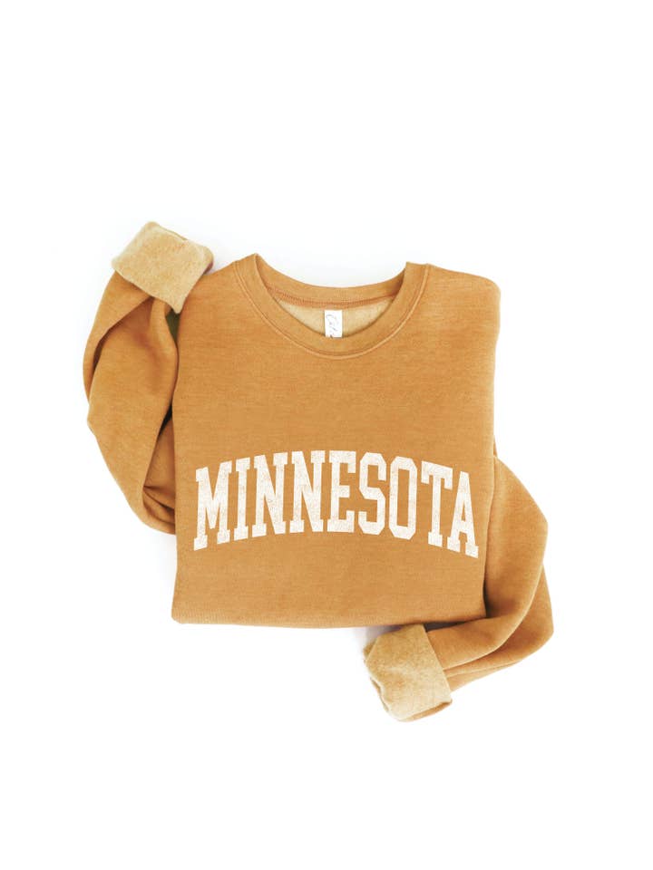 OAT COLLECTIVE - Wholesale Graphic Sweatshirt - Women's - MINNESOTA Graphic Sweatshirt8