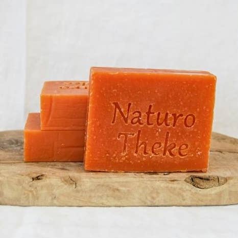 Goat milk & sea buckthorn natural soap for wholesale by NaturoTheke