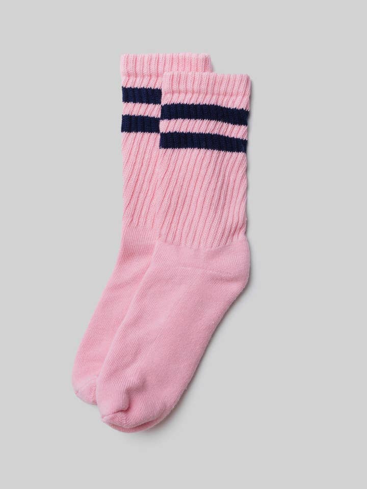 American Trench - Wholesale Socks - Unisex - The Retro Double Stripe1