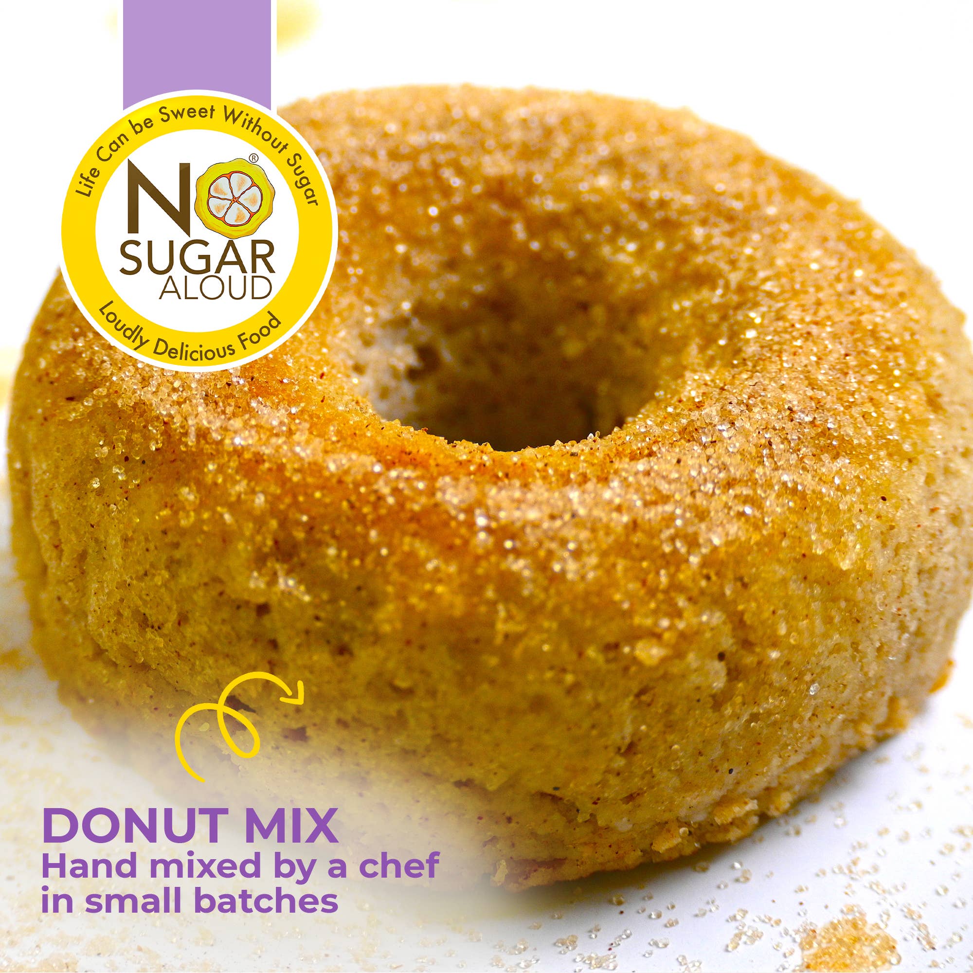 No Sugar Aloud LLC - Wholesale Cake Mix - Low Carb Snikerdoonut Donut Mix3